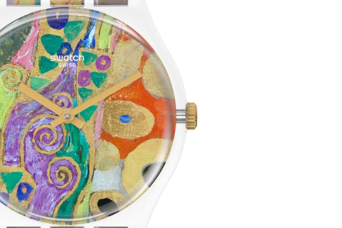 «Hoffnung, II» von Gustav Klimt, die Uhr