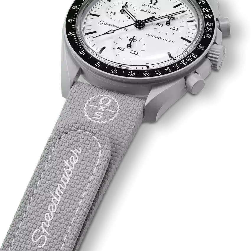 MoonSwatch Grau/Grau-Kautschuk