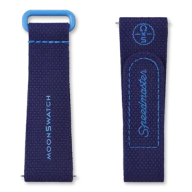 MoonSwatch Marineblau/Blau Kautschuk