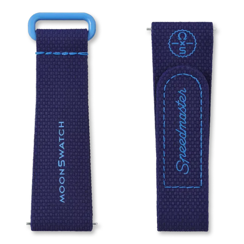 MoonSwatch Marineblau/Blau Kautschuk