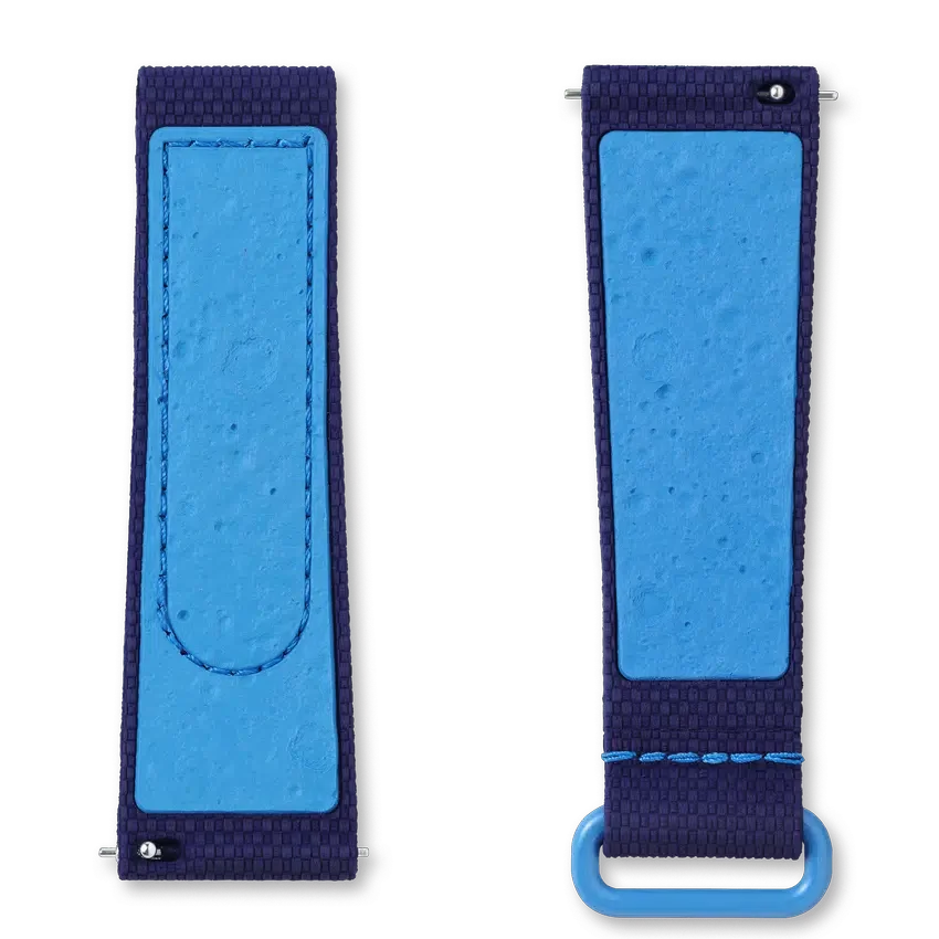 MoonSwatch Marineblau/Blau Kautschuk