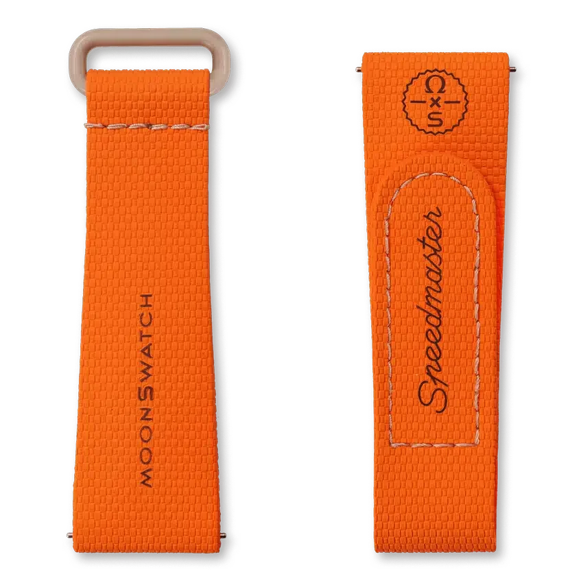 MoonSwatch Orange/Sand-Kautschuk