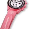 MoonSwatch Pink/Pink-Kautschuk