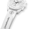 MoonSwatch Weiss/Weiss aus Kautschuk