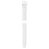 New Gent weisses Silikonarmband