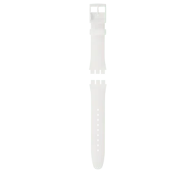 New Gent weisses Silikonarmband