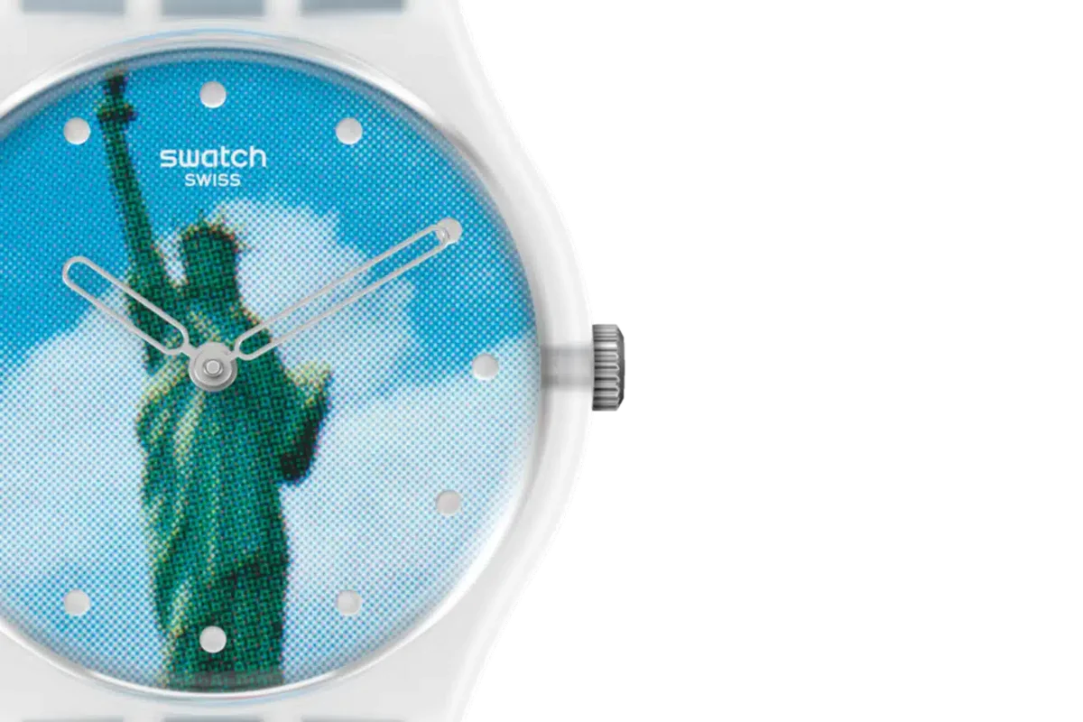 New York von Tadanori Yokoo, die Uhr
