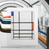 Rot, Blau und Weiss, von Piet Mondrian