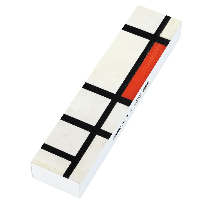 Rot, Blau und Weiss, von Piet Mondrian