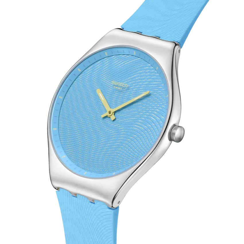 Schillerndes Blau