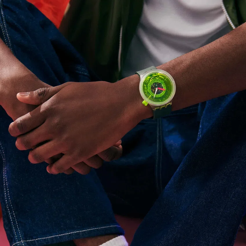 Swatch – geblendet von Neon