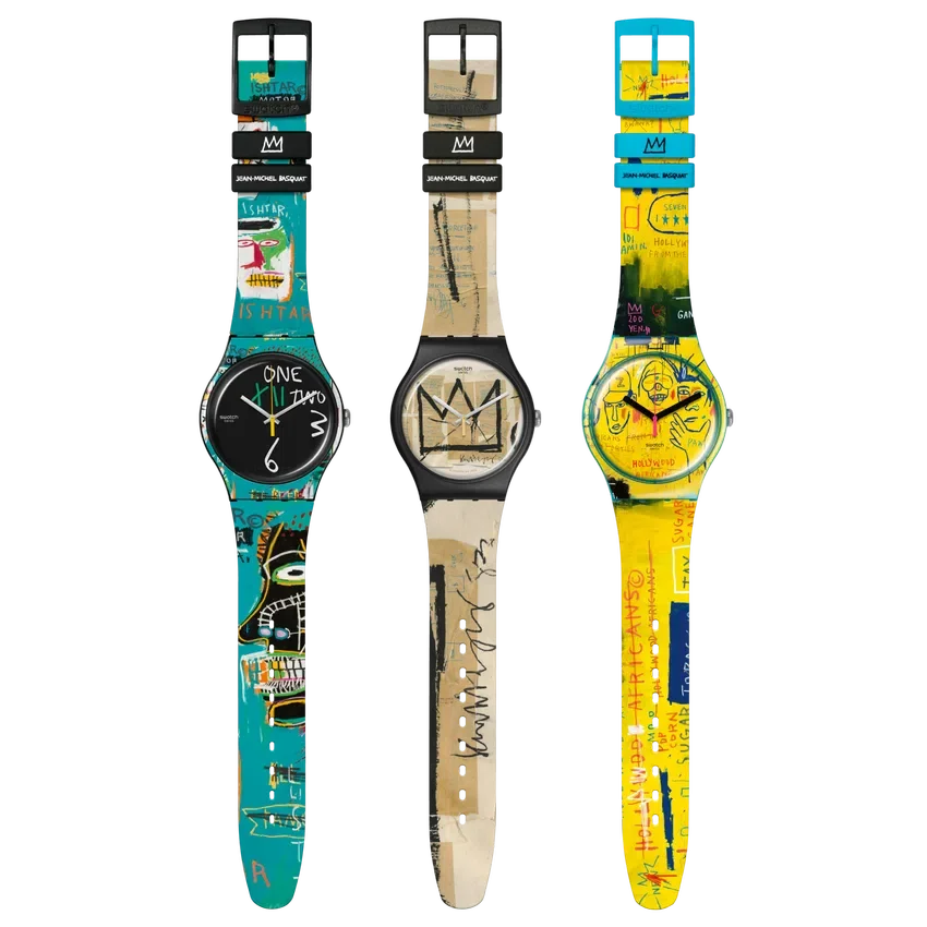 Swatch X Jean-Michel Basquiat Triptych